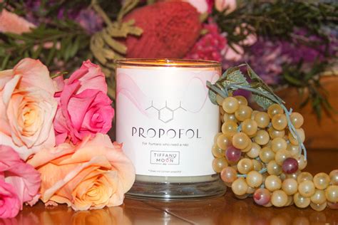 Propofol Rose Currant Candle .
